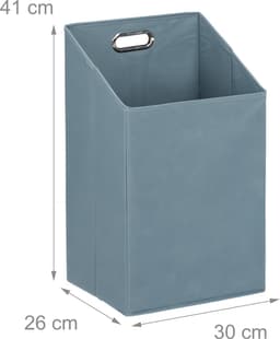 badkamerrek met wasmand - 95 x 40 x 30 cm - 2 planken - bamboe — thumbnail 5