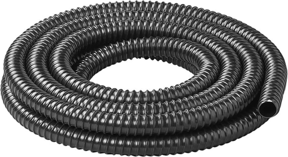 ProPlus Afvalwaterslang - 5 m - Afwatering - Temperatuurbestendig - Flexibel en Uittrekbaar - ø 19 mm - Voor het geleiden van Afvalwater vanuit caravans/campers - Afvoerkanaal - Zwart — afbeelding 1