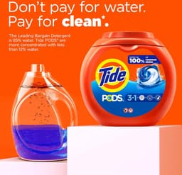 Tide PODS Wasmiddel Caps, Original Scent, 112 Stuks – Krachtige 3-in-1 Reiniging voor Diepe Schoonmaak, Geschikt voor HE & Standaard Wasmachines — thumbnail 3