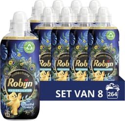 Robijn Collections Wasverzachter - Beautiful Mystery - met 97% biologisch afbreekbare ingrediënten* - 8 x 38 wasbeurten — thumbnail 1