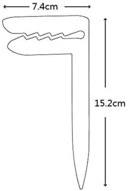 Strandhanddoek Clips - Windvaste handdoekhouders - Ideaal voor Strand en Camping - Groen en Oranje - Perfect voor Picknicks - Stevige bevestiging.. — thumbnail 2