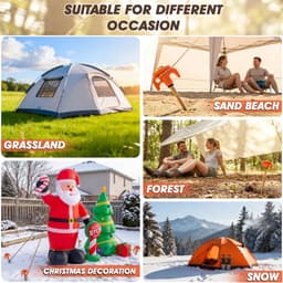 SnelShoppen - Tentpinnen 12 Stuks met Draaisluiting en Schroefdraad, Stevige Grondankers Inclusief Steeksleutel, Pinnentrekker en Opbergtas voor Campi — thumbnail 5