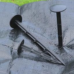 Grondpinnen 11cm - zware kwaliteit - kunststof - ideaal voor het vastzetten van onkruiddoek - ShopVlot — thumbnail 3