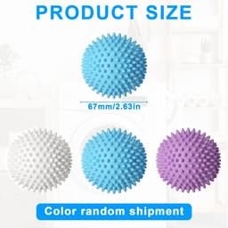 Solidchoice - 8 Stuks Herbruikbare Drogerballen voor Effectieve Wasbehandeling en Sneller Drogen — thumbnail 5