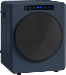 ECTEATOY® Wasdroger 5 kg - Luchtafvoerdroger met RVS Trommel - 1000W - Vrijstaand & Stapelbaar - Timer & Kinderslot - Blauw — thumbnail 1
