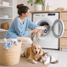 8 stuks Haaieverwijderaar voor wasmachines, herbruikbare haarvanger voor wasgoed, verwijdert honden- en kattenbont van - ShopVlot — thumbnail 4
