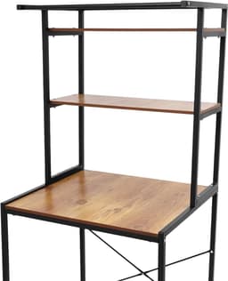 TYR® Wasmachine Rek - 3 Planken - Wasmachinehouder Voor de Badkamer - Badkamerplanken - Zwart - 69cm x 60cm x 177cm — thumbnail 5
