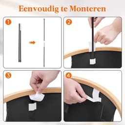 Laundry Basket with Lid 2-Piece Pack Large Laundry Collector with 2 — thumbnail 3