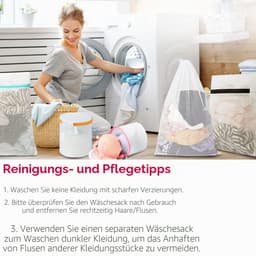 Wasnetten, wasnetten voor de wasmachine, herbruikbare en duurzame mesh wasnetten voor delicate blouses, panty's, ondergoed, beha's, lingerie, babykleding — thumbnail 4