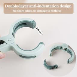 8 stuks grote strandhanddoekclips winddichte handdoekclips voor strandstoelen, wasknijpers, strandhanddoekclips, stevige handdoekclips voor ligstoelen, zwembadstoel, ligstoel, beddengoed, kleding — thumbnail 2