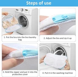 Wasnet, beha, wasnet voor wasmachine, waszakje voor ondergoed en sokken, beschermt gevoelige kleding — thumbnail 5