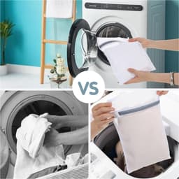 Wasnet voor wasmachine, 2 maten, waszak, waszak met ritssluiting, waszak, wasnet, klein voor blouses, beha, ondergoed, sokken (30 x 40 cm, 20 x 30 cm) — thumbnail 5