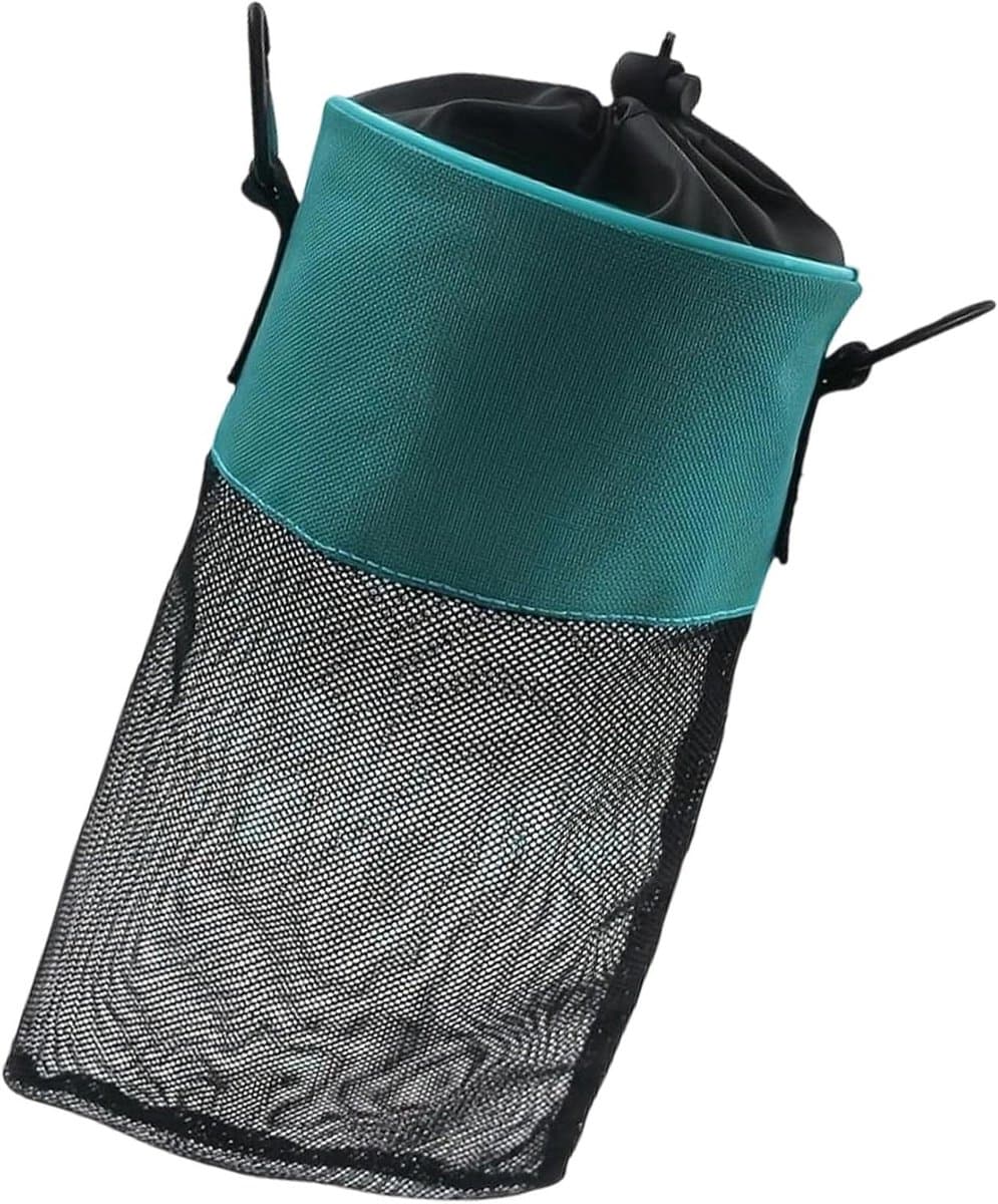 Wasknijperzak - Klemmenhouder Tas - Wasknijpers Opbergen - Waterdicht Ademend Gaas - 22 x 16 x 1 cm - Groen — afbeelding 1