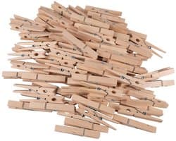 Wasknijpers, FSC 100%, 7,2cm, zak 100 stuks, 64587505