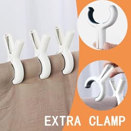 Wasknijpers Kunststof - Handdoekclips Strand - Kleding Ophangen - Winddicht Ontwerp - 14 stuks - Grijs — thumbnail 5