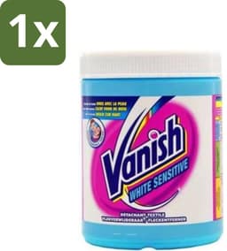 Vanish White Sensitive - Vlekkenverwijderaar Poeder - Witte Was - 1125 Gram - 1 stuk — thumbnail 1
