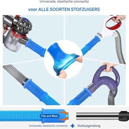Droger Ventilatie Reiniger - Pluis Verwijderaar - Schoonmaken Droger - Flexibele Slang - 80 cm Lengte - Zwart — thumbnail 4