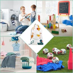 Grote Waszak - Laundry Bag Opbergzak - Kleding Wassen - Mesh Voering - 61 x 61 x 91 cm — thumbnail 5
