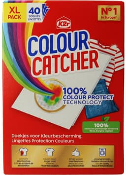 K2R Colour Catcher Anti-kleurdoorloopdoekjes 40 st — thumbnail 1