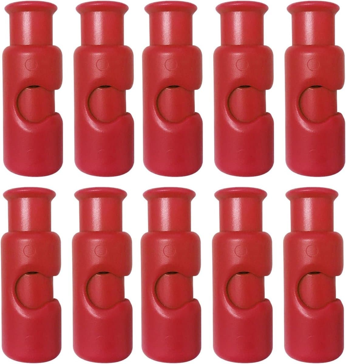 Broodzakklemmen - Voedselverzegeling Opslagclips - Zakken Sluiten - Voedselveilig ABS Plastic - 10 stuks - Rood — afbeelding 1