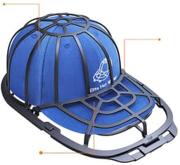 2-delige set voor het wassen van baseballpetten – Wasrek voor baseballpetten – Droogrek voor baseballpetten – Pettenhouder – Anti-vervormingsopbergoplossing – Geschikt voor alle baseballpetten – Zwart — thumbnail 5