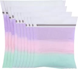 Wasnet voor wasmachine - 10 stuks waszak met ritssluiting in 4 maten voor overhemden, truien, jeans en babykleding — thumbnail 1