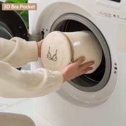 Waszakken Set van 4 - Dubbel Laags - Zakken met Rits - Kledingbescherming - Duurzaam Gaas - Geschikt voor Delicate Was - Wasnetten — thumbnail 2