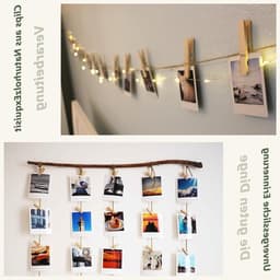 Decoratieve Houten Mini Kledingknijpers 2.5 cm / 3 cm - Set van 50 Kleine Knijpers voor Foto's en DIY Projecten — thumbnail 3