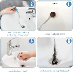 Efficiënte Spiralen voor Afvoerreiniging 6mm x 3m, Universele Ontstopper voor Toiletten en Badkuipen, Ideaal voor Verstopte Afvoeren en Pijpen — thumbnail 4