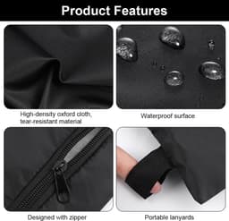 2 Stuks Waterdichte Waszakken, 39.5×27.5cm Herbruikbare Organizer voor Vochtige Kleding en Badkleding met Rits — thumbnail 5