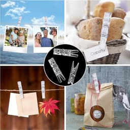 Thijox - Lentehangende Clips 100 Stuks - Transparante Mini-Klemmen voor Foto's, Lichtkettingen, Decoratie, Scrapbooking, Bruiloften, Feesten, Kunsthan — thumbnail 5