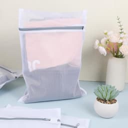 Wasmachine Wasnetjes 4x, 30 x 40 cm, Waszak met Rits voor Kleding, Sweaters en Ondergoed — thumbnail 4