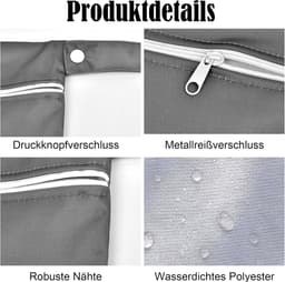 Reiswaszakken - Polyester - Waterdicht - Ruim 55 x 45 cm - Voor Reizen en Fitness — thumbnail 3