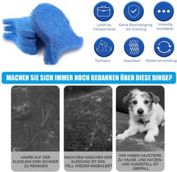 Dailygoods- Dierenhaarverwijderaar 5 Stuks - Herbruikbaar - Pluisbal voor Wasmachine - Voor Hondenhaar/Kattenharen - Zachte Stof - Effectieve Verwijdering - Pluisballen — thumbnail 2
