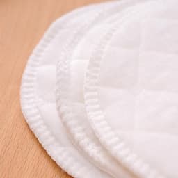 Dailygoods - 10 stuks borstvoedingsinzetstukken, wasbaar, van biologisch bamboe, met waszak, borstvoedingsinzetstukken, herbruikbaar, verpleging, anti-allergeen, beha's — thumbnail 4