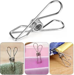 Dailygoods - Set van 20 Roestvrijstalen Wasknijpers voor Kleding — thumbnail 5