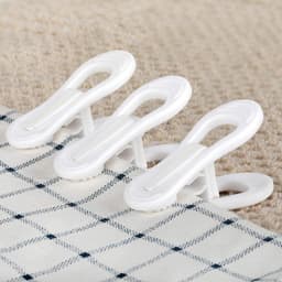 24 Stuk Witte Hangerclips Met Sterke Knijpkracht - Multifunctionele Kledinghangerclips Voor T-shirts - Broeken - Sjaals En Andere Kledingstukken - Geschikt Voor Deur - Muur - Rack En Kleerkast - Eenvoudig Te Gebruiken En Veilig Te Bevestigen — thumbnail 3