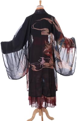 Han-019 Kungfu Hanfu-jurk, traditioneel 3-delig, Chinese kleding, cosplay-kostuum, geborduurd — thumbnail 4