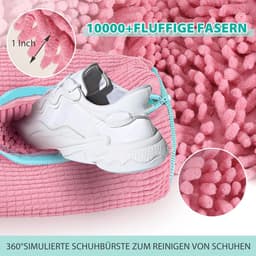wasmachine, 1 stuks, multifunctionele schoenenzak, wasmachine, herbruikbare sneakers, waszak voor alle soorten schoenen, beschermt zowel schoenen als wasmachine (roze kleur), Roze kleur — thumbnail 3