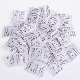 200 stks Silica Gel Droogmiddel Zakken, Silica Gel Sachet Pakket Vochtvocht Vochtige Absorber Ontvochtiger Geuren, Droogmiddel Zakken voor Opslag Drogen — thumbnail 1