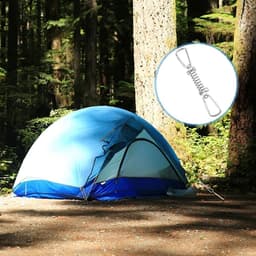 Tension springs set van 5 - RVS - Dubbele gespen - Geschikt voor tenten en luifels - SnelShoppen — thumbnail 5