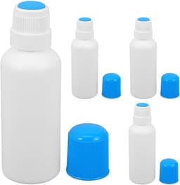 Navulbare applicatorfles met sponskop, 100 ml, kunststof dauber-fles voor nauwkeurig aanbrengen van vloeistoffen, cosmetica, huishouden en kunstnijverheid — thumbnail 1