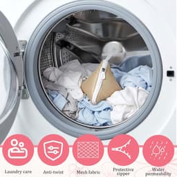 4-delige mini wasnet set, kleine waszakken voor delicate kleding, ideaal voor wasmachine en opslag — thumbnail 3