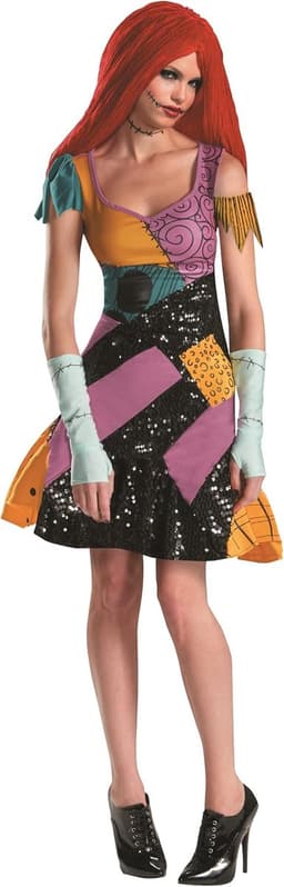 Tim Burtons The Nightmare Before Christmas Sally Glam Adult Costume — thumbnail 1