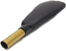 Kwartel Gaten - Zak - Vissen - Gemaakt in Italië - 18 cm - Zwart — thumbnail 2