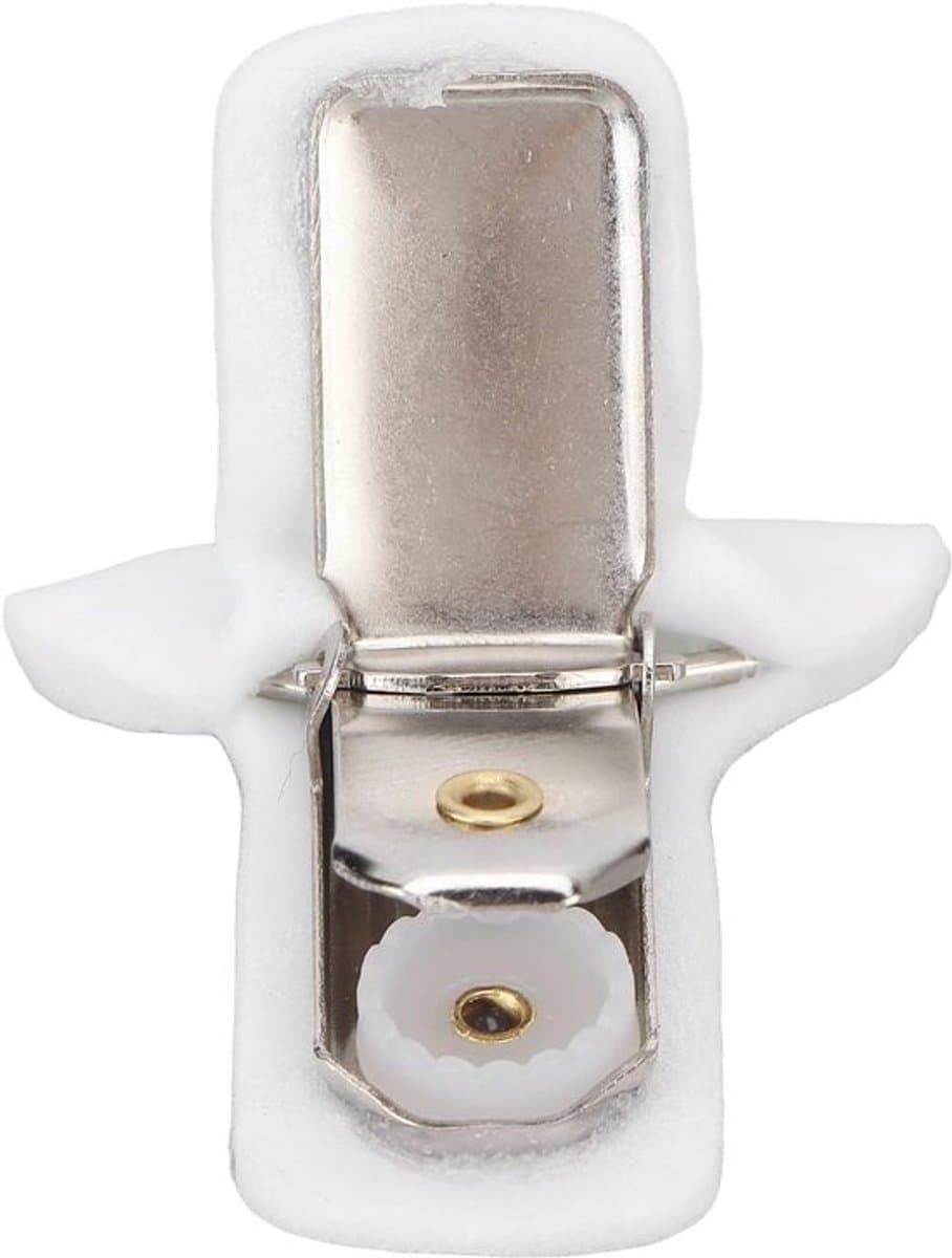 Dailygoods - Gewatteerde Troosterclips - Dekbedclips voor Dekenbevestiging - Witte — afbeelding 1