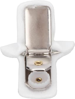 Dailygoods - Gewatteerde Troosterclips - Dekbedclips voor Dekenbevestiging - Witte — thumbnail 1