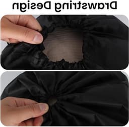 Grote Waszakken voor Reizen en Thuisgebruik, Herbruikbare Tas met Trekkoord voor Vuile Kleding, Ideaal voor Studenten en Opbergruimte - Zwart — thumbnail 5