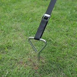 Heavy Duty Trampoline Anker Grondharingen Set van 4 - Hond Vast Bindt Tuin Trampoline Kit - Voor Tuin, Kamp, Schommelingen en Schuur — thumbnail 5