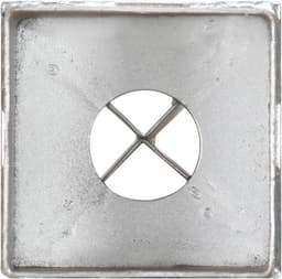 vidaXL - Grondpinnen - 6 - st - 8x8x76 - cm - gegalvaniseerd - staal - zilverkleurig — thumbnail 4